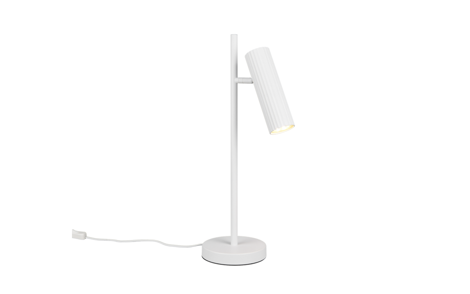 Trio Lighting Trio SOKA tafellamp | GU10 Fitting | wit mat | 15 x 26 cm | IP20 | excl. 1x GU10 | max. 10W Trio Lighting Trio SOKA tafellamp | GU10 Fitting | wit mat | 15 x 26 cm | IP20 | excl. 1x GU10 | max. 10W