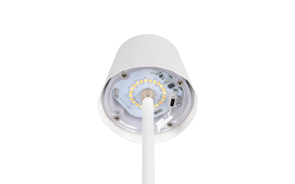 Trio Lighting Trio DIAZ LED table lamp | 1x 1.6W 250 lm 2700-6500K | chrome | Ø 9.5 cm | 20 cm