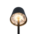 Trio Lighting Trio DIAZ tafellamp | LED | mat zwart | Ø 8,5 cm | IP44 | 1x 1,6W | 160 lm | 2700-6500K