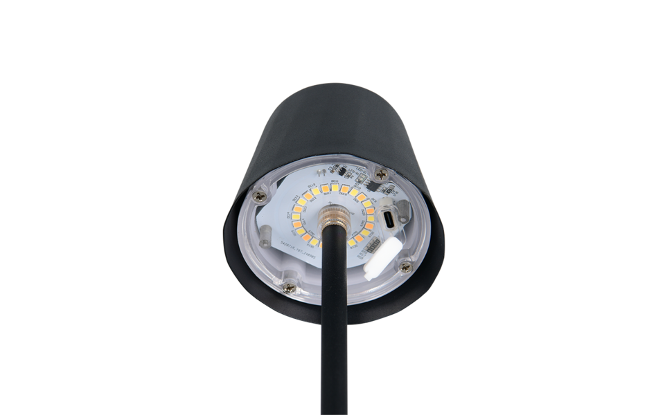 Trio Lighting Trio DIAZ LED table lamp | 1x 1.6W 250 lm 2700-6500K | black | Ø 9.5 cm | 20 cm