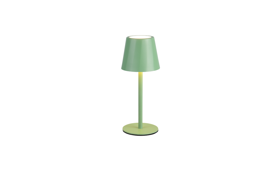 Trio Lighting Trio DIAZ tafellamp | LED | pistaziengrün | Ø 8,5 cm | IP44 | 1x 1,6W | 160 lm | 2700-6500K Trio Lighting Trio DIAZ tafellamp | LED | pistaziengrün | Ø 8,5 cm | IP44 | 1x 1,6W | 160 lm | 2700-6500K