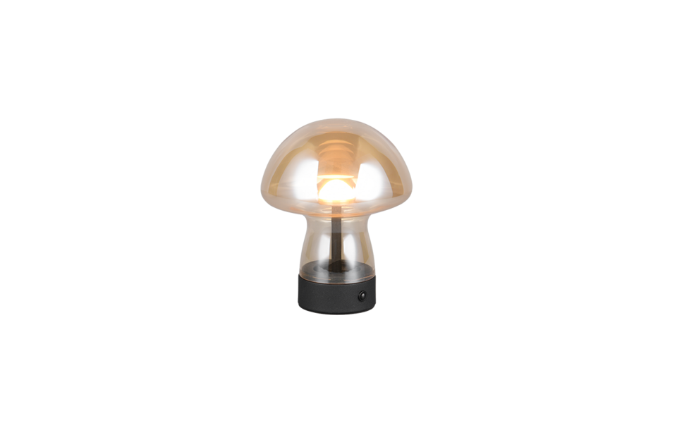 Trio Lighting Trio DOOLEY tafellamp | LED | amber | Ø 14 cm | IP20 | 1x 1,5W | 140 lm | 3000K