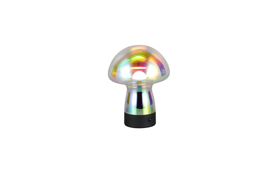Trio Lighting Trio DOOLEY tafellamp | LED | transparant iriserend | Ø 14 cm | IP20 | 1x 1,5W | 140 lm | 3000K Trio Lighting Trio DOOLEY tafellamp | LED | transparant iriserend | Ø 14 cm | IP20 | 1x 1,5W | 140 lm | 3000K