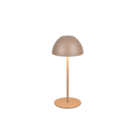 Trio ORTIZ LED table lamp | mocha brown | Ø 9 cm
