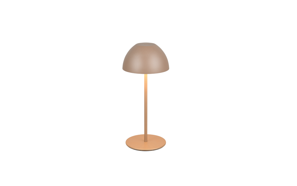 Trio Lighting Trio ORTIZ tafellamp | LED | koffie | Ø 9 cm | IP44 | 1x 2W | 150 lm | 3000K | dimbaar