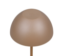 Trio Lighting Trio ORTIZ LED table lamp | 1x 3W 200 lm 3000K | mocha brown | Ø 9 cm | 20 cm