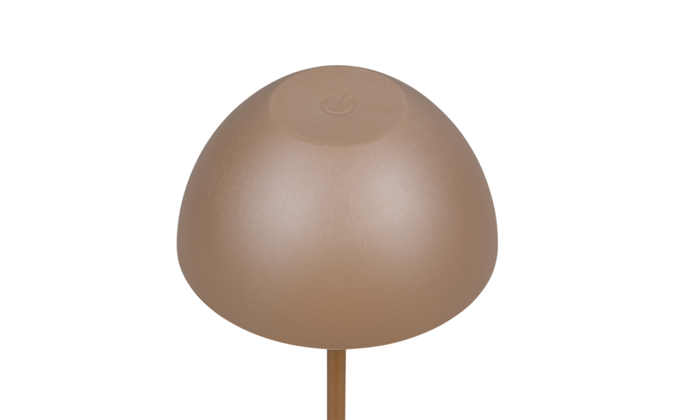 Trio Lighting Trio ORTIZ LED table lamp | 1x 3W 200 lm 3000K | mocha brown | Ø 9 cm | 20 cm