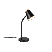 Trio PONGO tafellamp | LED | zwart | 13 x 36 cm | IP20 Trio PONGO tafellamp | LED | zwart | 13 x 36 cm | IP20