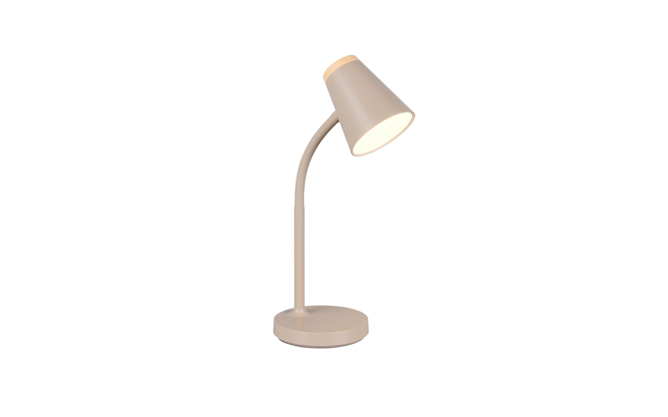 Trio Lighting Trio PONGO tafellamp | LED | warm beige | 13 x 36 cm | IP20 | 1x 4,5W | 500 lm | 3000K | niet dimbaar
