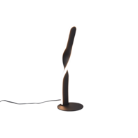 Trio GINKO tafellamp | LED | mat zwart | Ø 13 cm | IP20