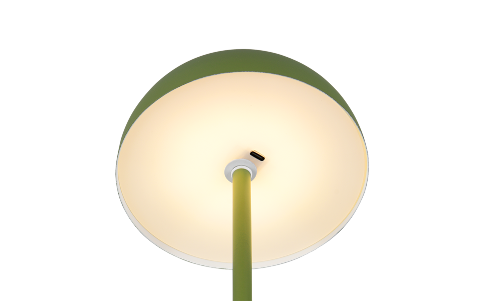 Trio Lighting Trio MUNOZ tafellamp | LED | groen | Ø 13 cm | IP20 | 1x 1,3W | 120 lm | 3000K