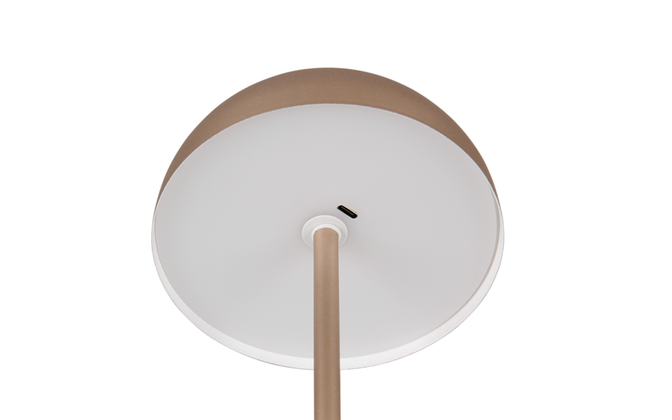 Trio Lighting Trio MUNOZ LED table lamp | 1x 1.3W 120 lm 3000K | mocha brown | Ø 13 cm | 21 cm