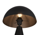 Trio Lighting Trio ALFIE tafellamp | E27 Fitting | mat zwart | Ø 30 cm | IP20 | excl. 1x E27 | max. 40W