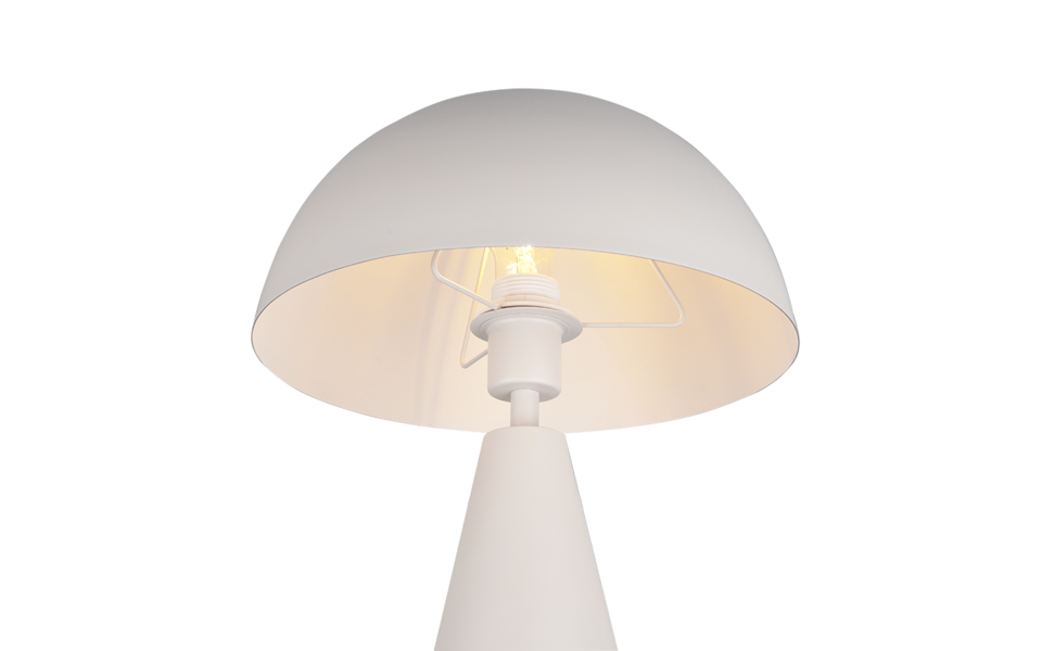 Trio Lighting Trio ALFIE tafellamp | E27 Fitting | warm grijs | Ø 30 cm | IP20 | excl. 1x E27 | max. 40W