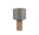 Trio Lighting Trio CANIO tafellamp | E14 Fitting | natuurlijke afwerking met grijs | Ø 16,5 cm | IP20 | excl. 1x E14 | max. 40W