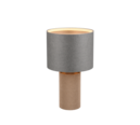 Trio Lighting Trio CANIO tafellamp | E14 Fitting | natuurlijke afwerking met grijs | Ø 16,5 cm | IP20 | excl. 1x E14 | max. 40W