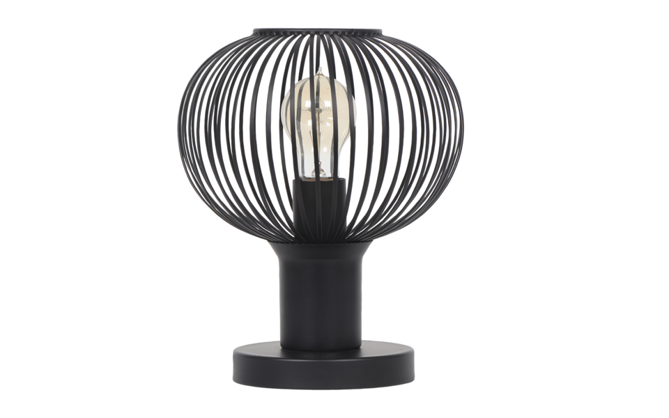 Trio Lighting Trio GILA table lamp | 1x E27 max 40W | black | Ø 23 cm | 27 cm Trio Lighting Trio GILA table lamp | 1x E27 max 40W | black | Ø 23 cm | 27 cm