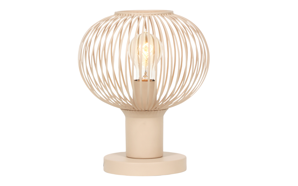 Trio Lighting Trio GILA tafellamp | E27 Fitting | zand | Ø 23 cm | IP20 | excl. 1x E27 | max. 10W