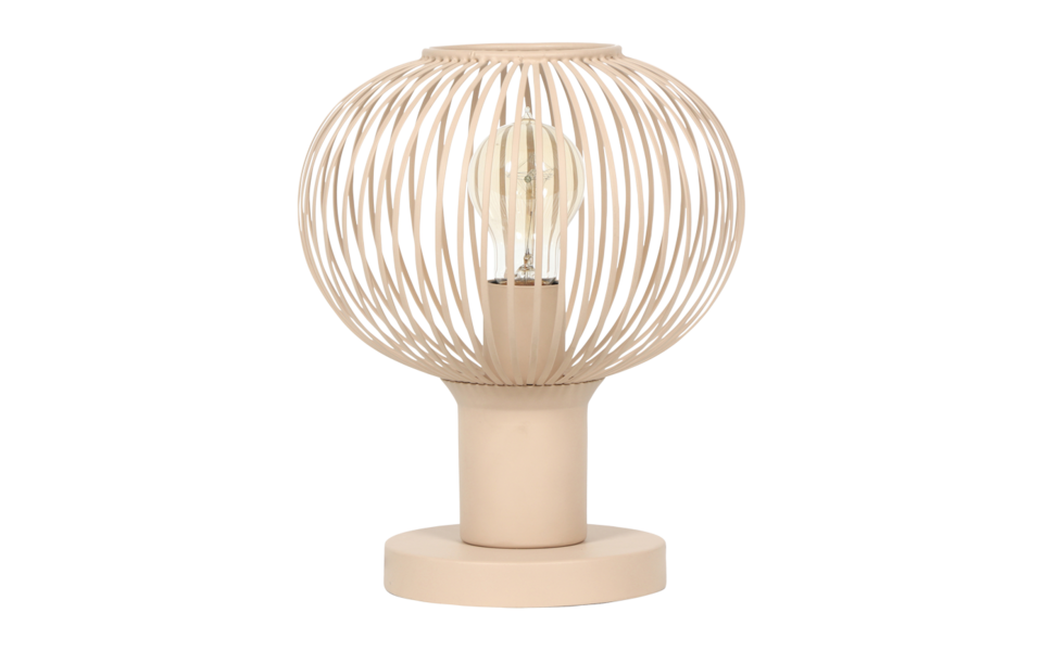 Trio Lighting Trio GILA tafellamp | E27 Fitting | zand | Ø 23 cm | IP20 | excl. 1x E27 | max. 10W
