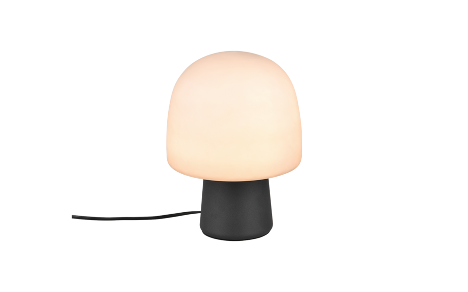 Trio Lighting Trio STEEN table lamp | 1x E14 max 40W | black | Ø 20 cm | 27 cm