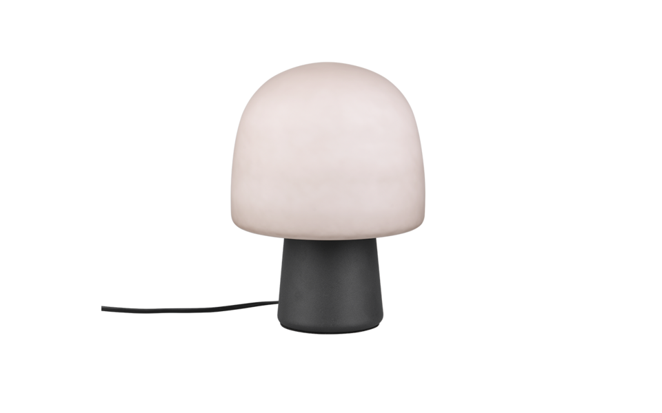Trio Lighting Trio STEEN table lamp | 1x E14 max 40W | black | Ø 20 cm | 27 cm