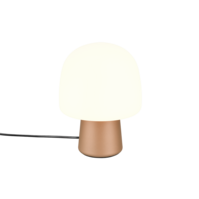 Trio STEEN table lamp | E14 | mocha brown | Ø 20 cm