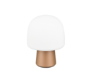 Trio Lighting Trio STEEN table lamp | 1x E14 max 40W | mocha brown | Ø 20 cm | 27 cm