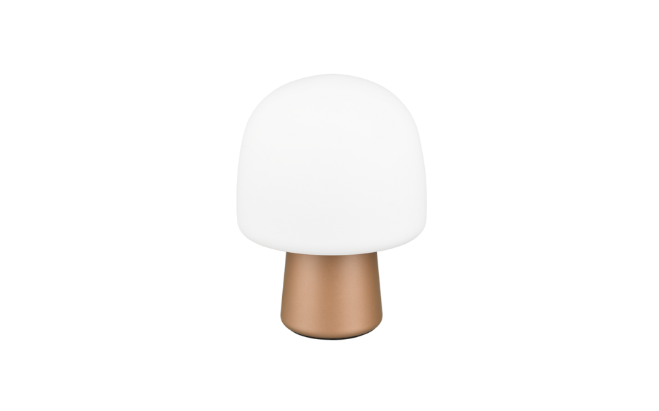 Trio Lighting Trio STEEN table lamp | 1x E14 max 40W | mocha brown | Ø 20 cm | 27 cm