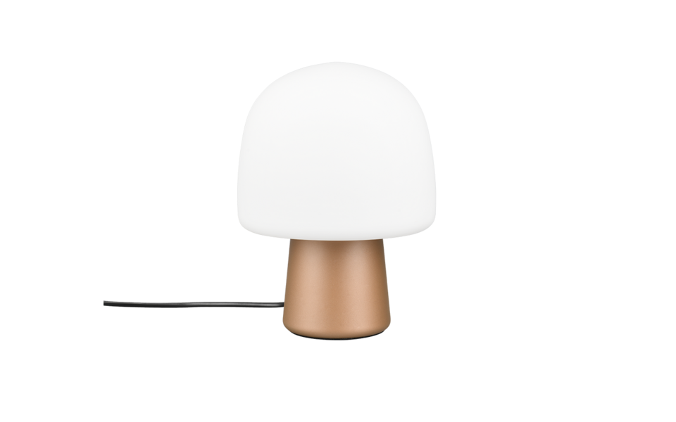 Trio Lighting Trio STEEN table lamp | 1x E14 max 40W | mocha brown | Ø 20 cm | 27 cm
