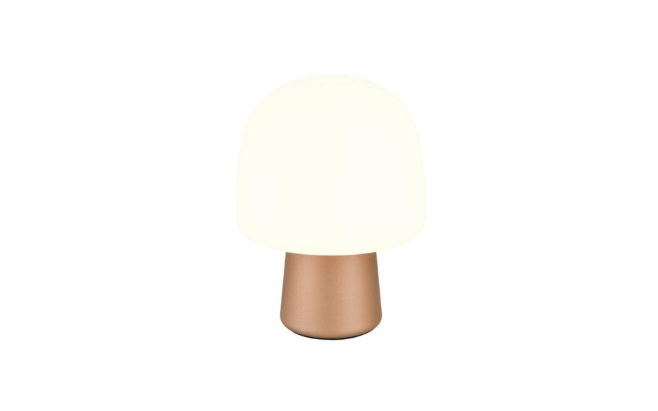 Trio Lighting Trio STEEN table lamp | 1x E14 max 40W | mocha brown | Ø 20 cm | 27 cm