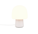 Trio Lighting Trio STEEN tafellamp | E14 Fitting | warm grijs met wit | Ø 20 cm | IP20 | excl. 1x E14 | max. 10W