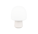 Trio Lighting Trio STEEN tafellamp | E14 Fitting | warm grijs met wit | Ø 20 cm | IP20 | excl. 1x E14 | max. 10W