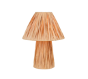 Trio Lighting Trio ANEA tafellamp | E14 Fitting | natuurlijke afwerking met bruin | Ø 24 cm | IP20 | excl. 2x E14 | max. 10W