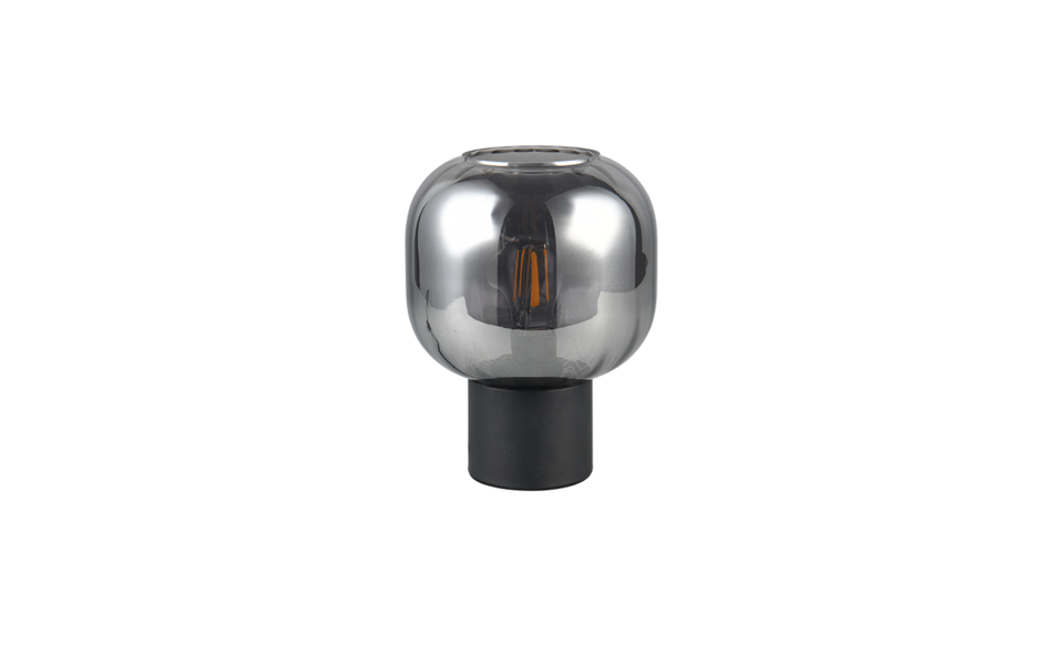 Trio Lighting Trio DIVA table lamp | 1x E27 max 40W | black | Ø 20 cm | 26 cm