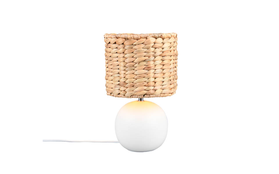 Trio Lighting Trio VINA table lamp | 1x E27 max 40W | white | Ø 18 cm | 27.5 cm Trio Lighting Trio VINA table lamp | 1x E27 max 40W | white | Ø 18 cm | 27.5 cm