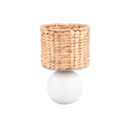 Trio Lighting Trio VINA tafellamp | E27 Fitting | wit met bruin | Ø 18 cm | IP20 | excl. 1x E27 | max. 40W