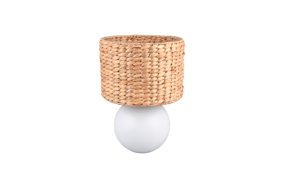 Trio Lighting Trio VINA tafellamp | E27 Fitting | wit met bruin | Ø 28 cm | IP20 | excl. 1x E27 | max. 40W Trio Lighting Trio VINA tafellamp | E27 Fitting | wit met bruin | Ø 28 cm | IP20 | excl. 1x E27 | max. 40W