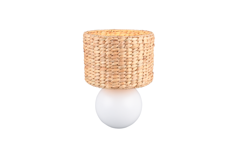 Trio Lighting Trio VINA tafellamp | E27 Fitting | wit met bruin | Ø 28 cm | IP20 | excl. 1x E27 | max. 40W Trio Lighting Trio VINA tafellamp | E27 Fitting | wit met bruin | Ø 28 cm | IP20 | excl. 1x E27 | max. 40W