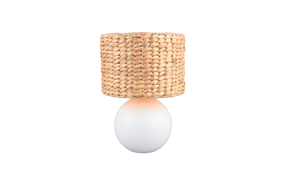 Trio Lighting Trio VINA table lamp | 1x E27 max 40W | white | Ø 28 cm | 42 cm