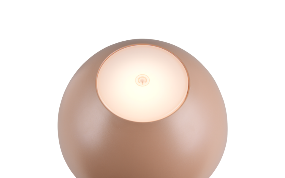 Trio Lighting Trio RICARDO LED table lamp | 1x 1.5W 240 lm 3000K | mocha brown | Ø 13.5 cm | 30 cm