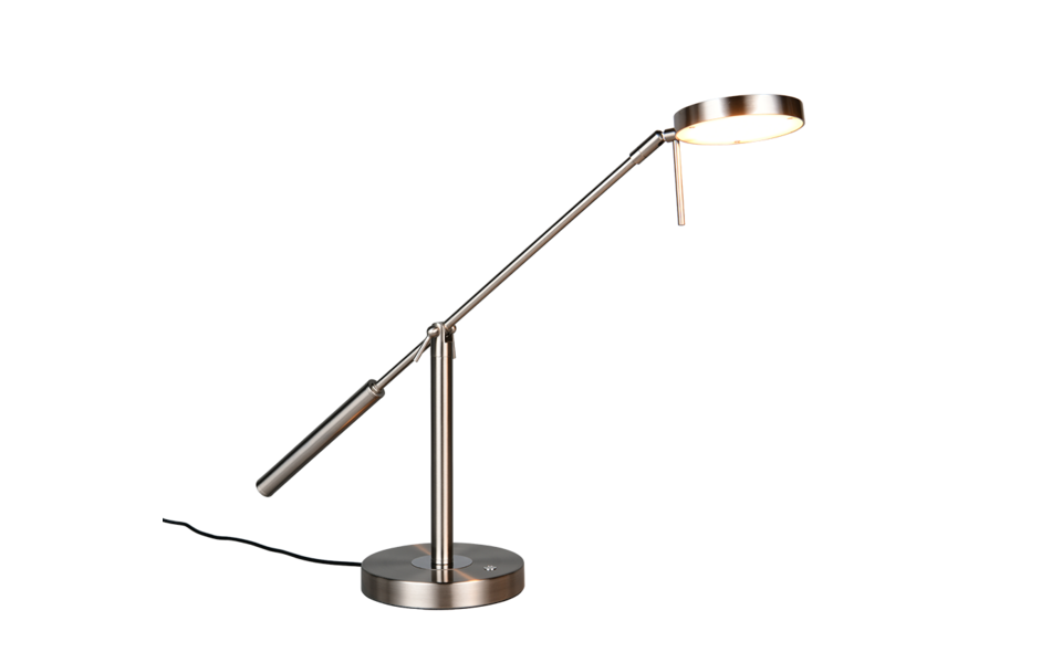 Trio Lighting Trio MONZA tafellamp | LED | nikkel mat | Ø 16 cm | IP20 | 1x 12W | 1400 lm | 2300+3000+4000K | dimbaar