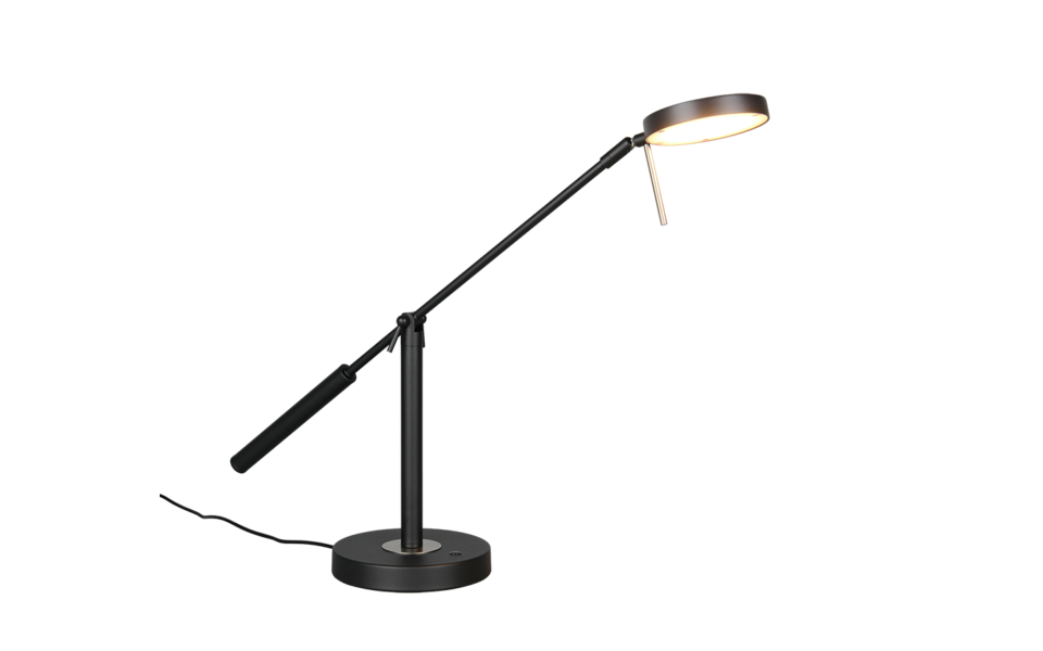 Trio Lighting Trio MONZA tafellamp | LED | mat zwart | Ø 16 cm | IP20 | 1x 12W | 1400 lm | 2300+3000+4000K | dimbaar Trio Lighting Trio MONZA tafellamp | LED | mat zwart | Ø 16 cm | IP20 | 1x 12W | 1400 lm | 2300+3000+4000K | dimbaar