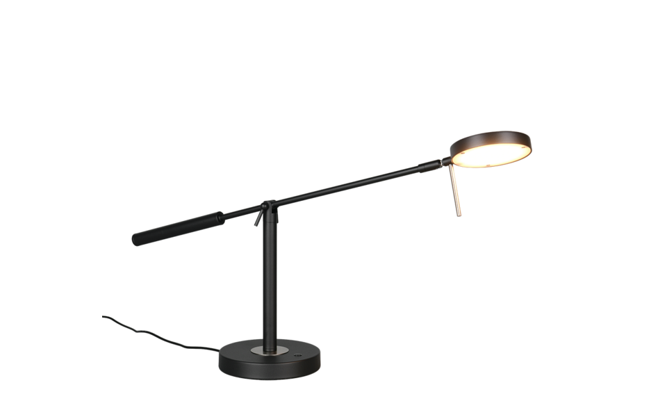 Trio Lighting Trio MONZA LED table lamp | 1x 12W 1400 lm 4000K | black | Ø 16 cm | 52 cm Trio Lighting Trio MONZA LED table lamp | 1x 12W 1400 lm 4000K | black | Ø 16 cm | 52 cm