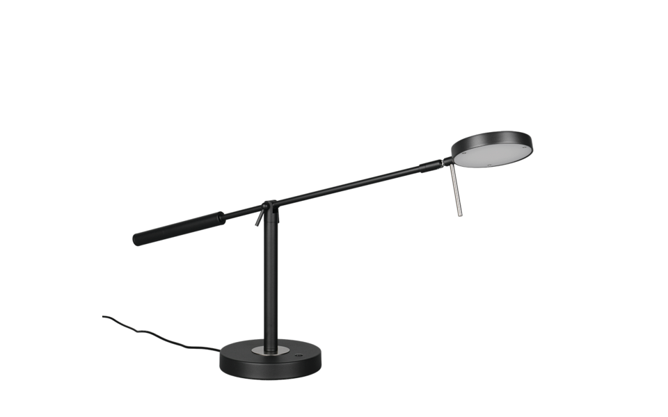 Trio Lighting Trio MONZA tafellamp | LED | mat zwart | Ø 16 cm | IP20 | 1x 12W | 1400 lm | 2300+3000+4000K | dimbaar Trio Lighting Trio MONZA tafellamp | LED | mat zwart | Ø 16 cm | IP20 | 1x 12W | 1400 lm | 2300+3000+4000K | dimbaar