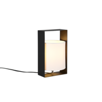 Trio PAIL table lamp | E27 | black | Ø 16 cm