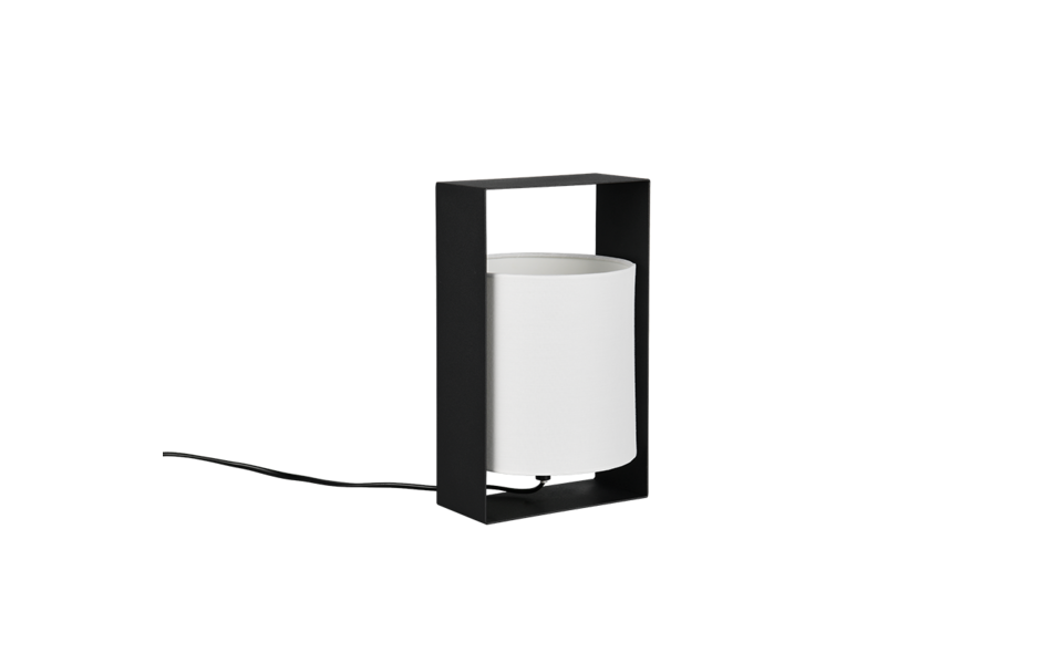 Trio Lighting Trio PAIL tafellamp | E27 Fitting | mat zwart met wit | 16 x 15 cm | IP20 | excl. 1x E27 | max. 10W Trio Lighting Trio PAIL tafellamp | E27 Fitting | mat zwart met wit | 16 x 15 cm | IP20 | excl. 1x E27 | max. 10W