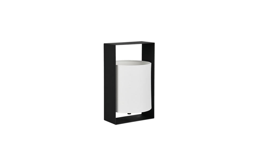 Trio Lighting Trio PAIL table lamp | 1x E27 max 40W | black | Ø 16 cm | 27 cm