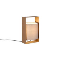 Trio PAIL table lamp | E27 | mocha brown | Ø 16 cm