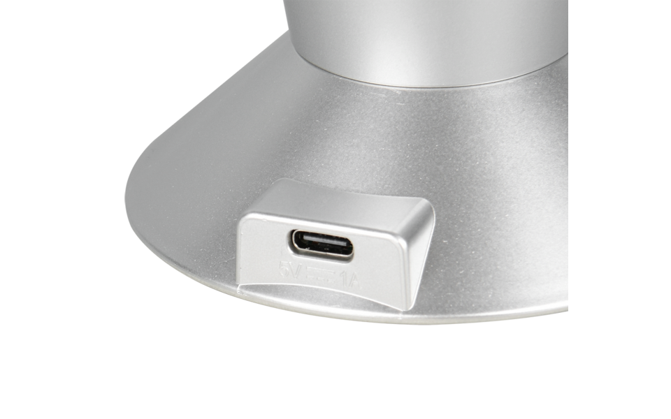 Trio Lighting Trio HOLLY tafellamp | LED | titaan | Ø 9 cm | IP20 | 1x 0,4W
