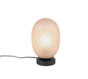 Trio Lighting Trio FACETTE tafellamp | E27 Fitting | amber | Ø 17,5 cm | IP20 | excl. 1x E27 | max. 25W